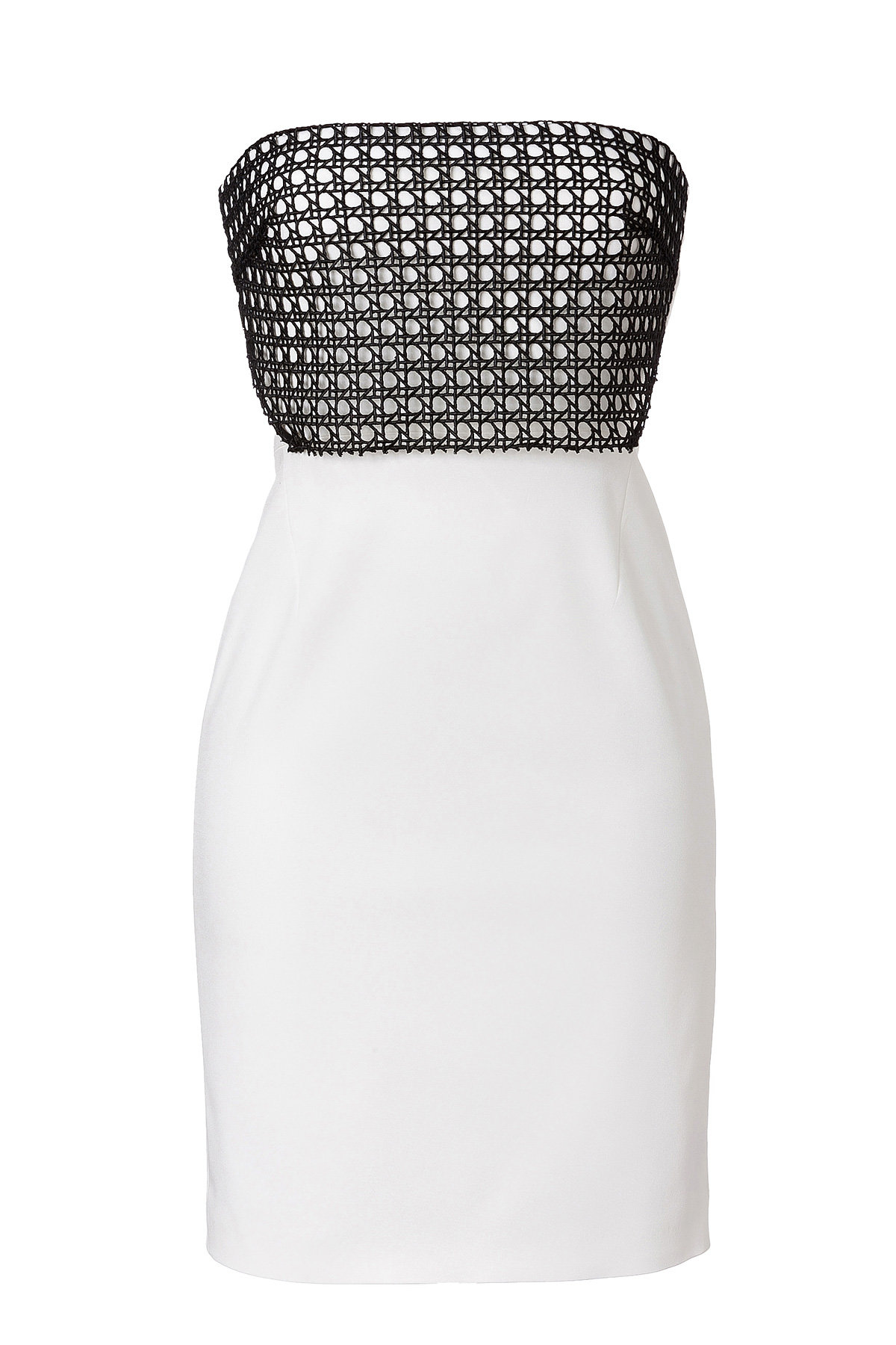 Marios Schwab - Short Dress with Lace Bustier