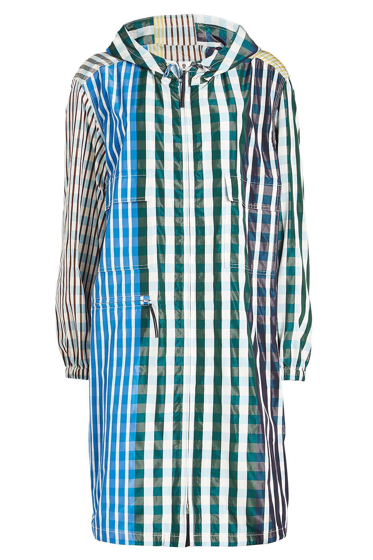 Marni - Printed Coat with Hood