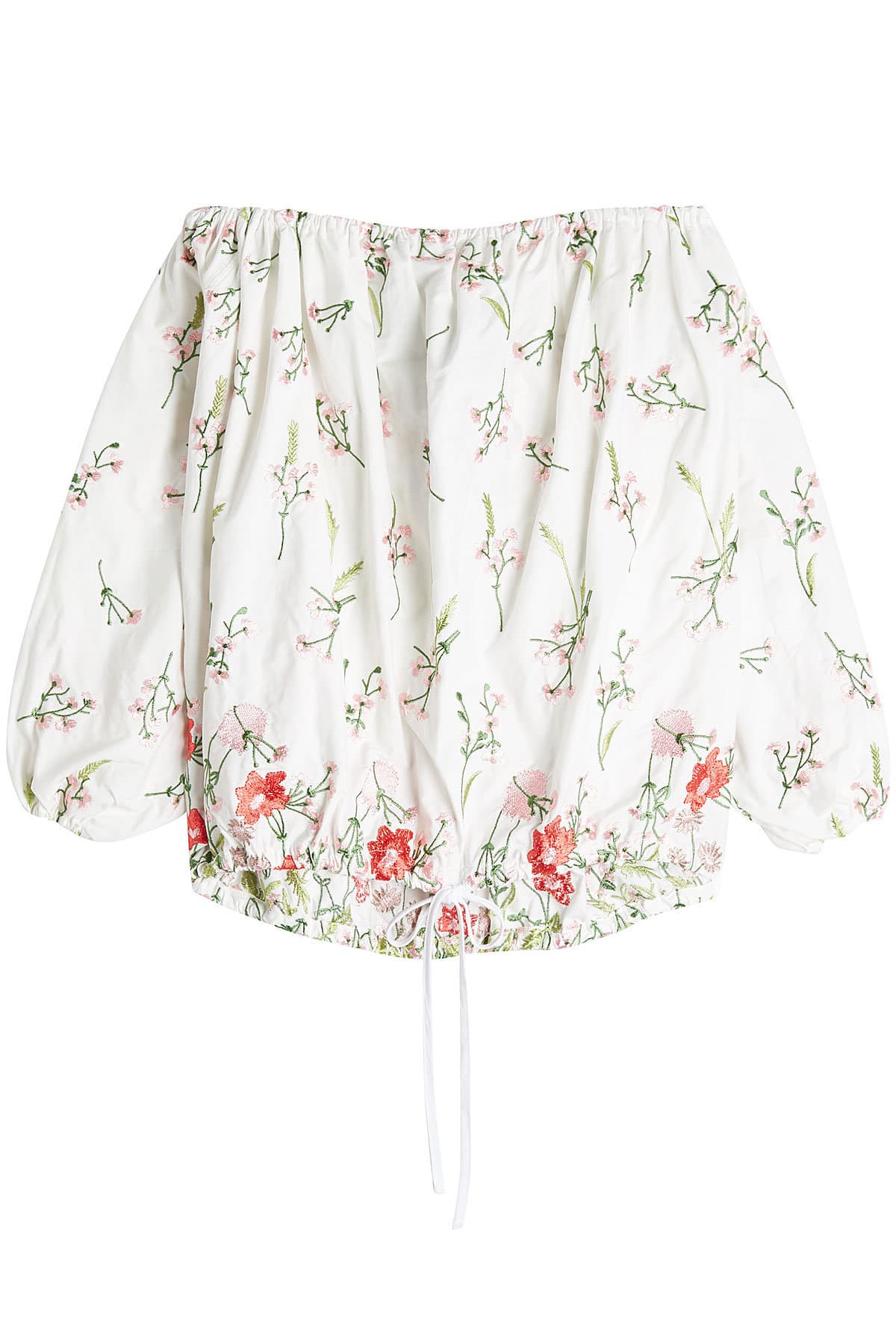 Marques' Almeida - Embroidered Off-Shoulder Blouse