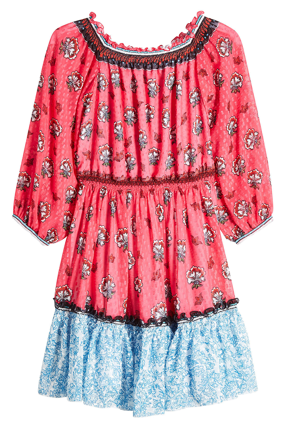 Mary Katrantzou - Printed Off-Shoulder Dress