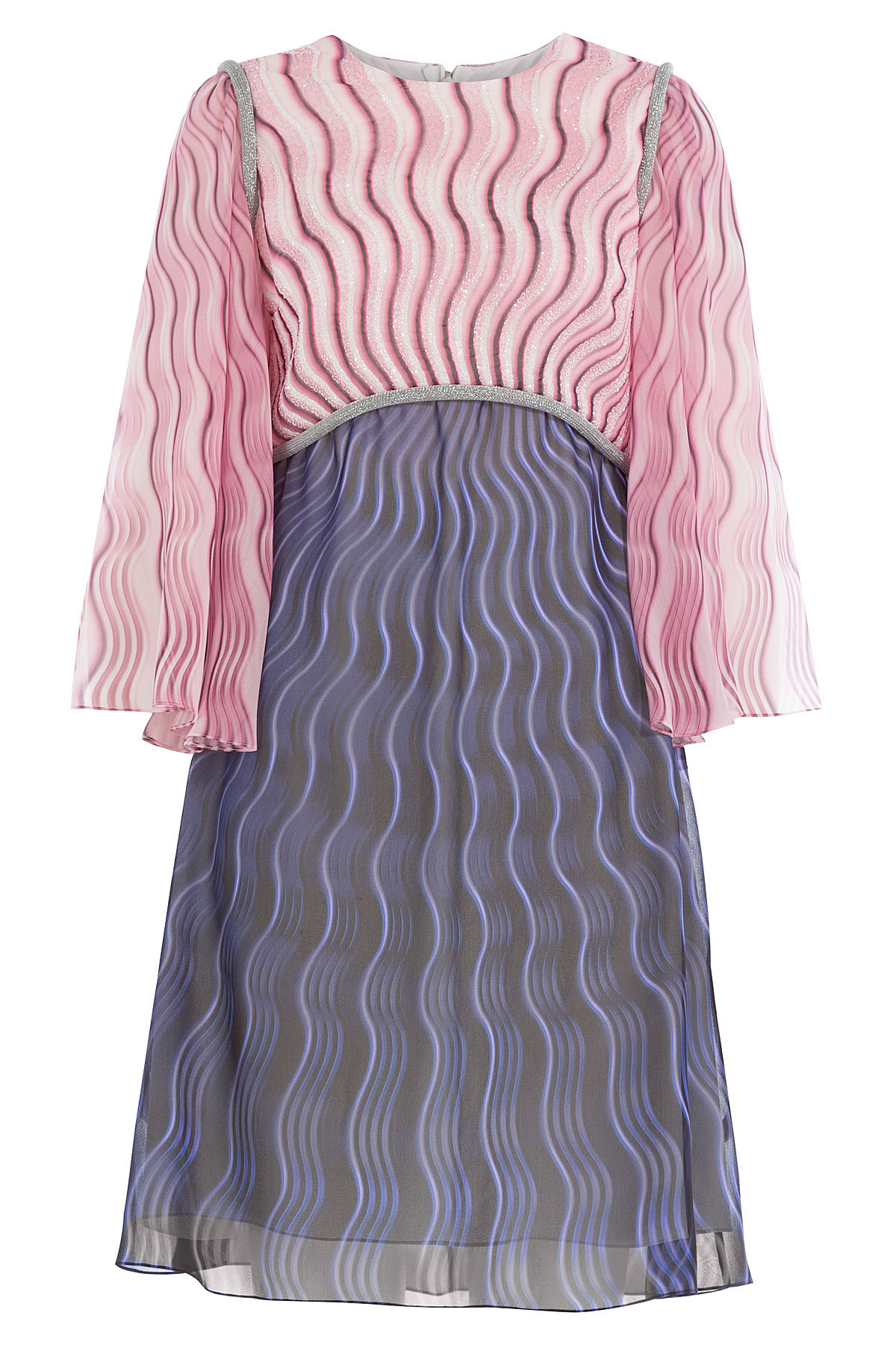 Mary Katrantzou - Printed Silk Chiffon Dress with Bead Embellishment