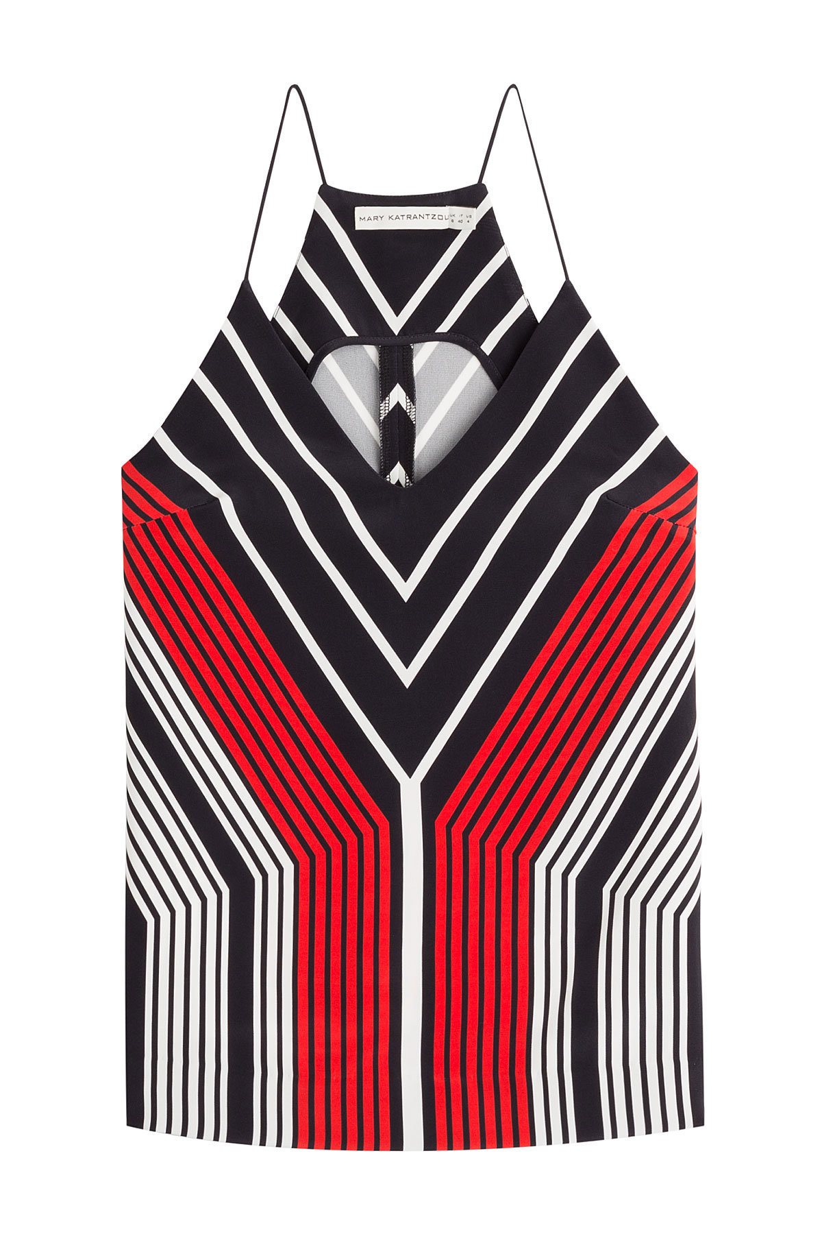 Striped Silk Tank Top by Mary Katrantzou
