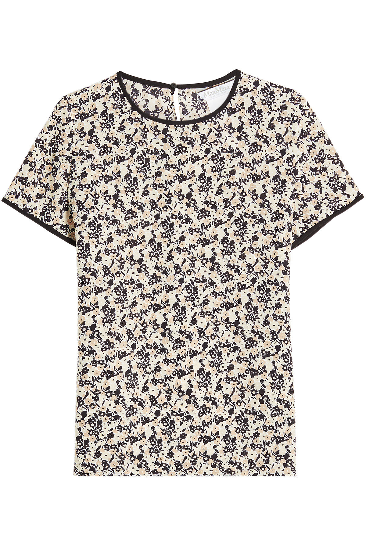 Louvre Printed Silk Blouse by Max Mara