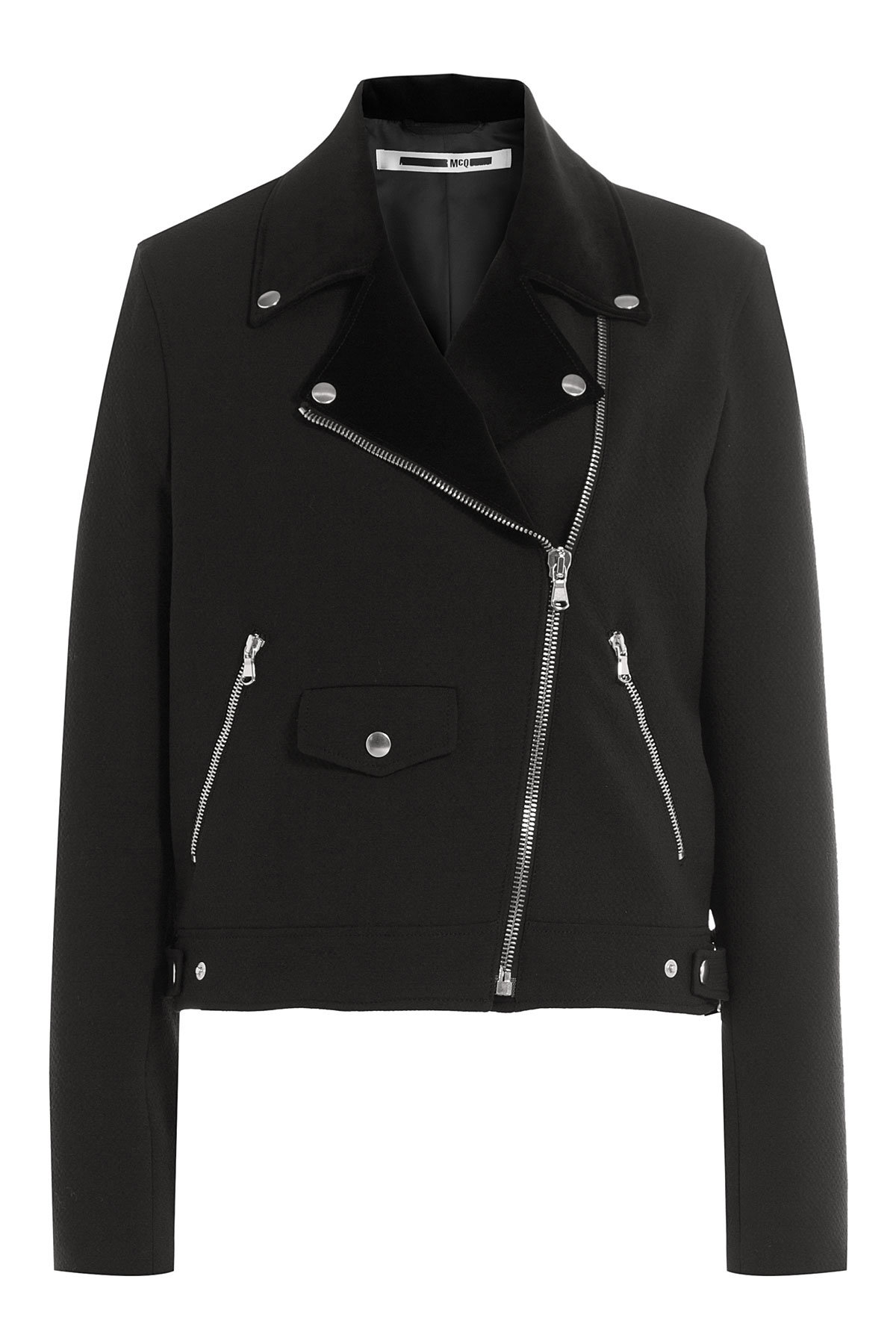 Biker Jacket with Wool by McQ Alexander McQueen