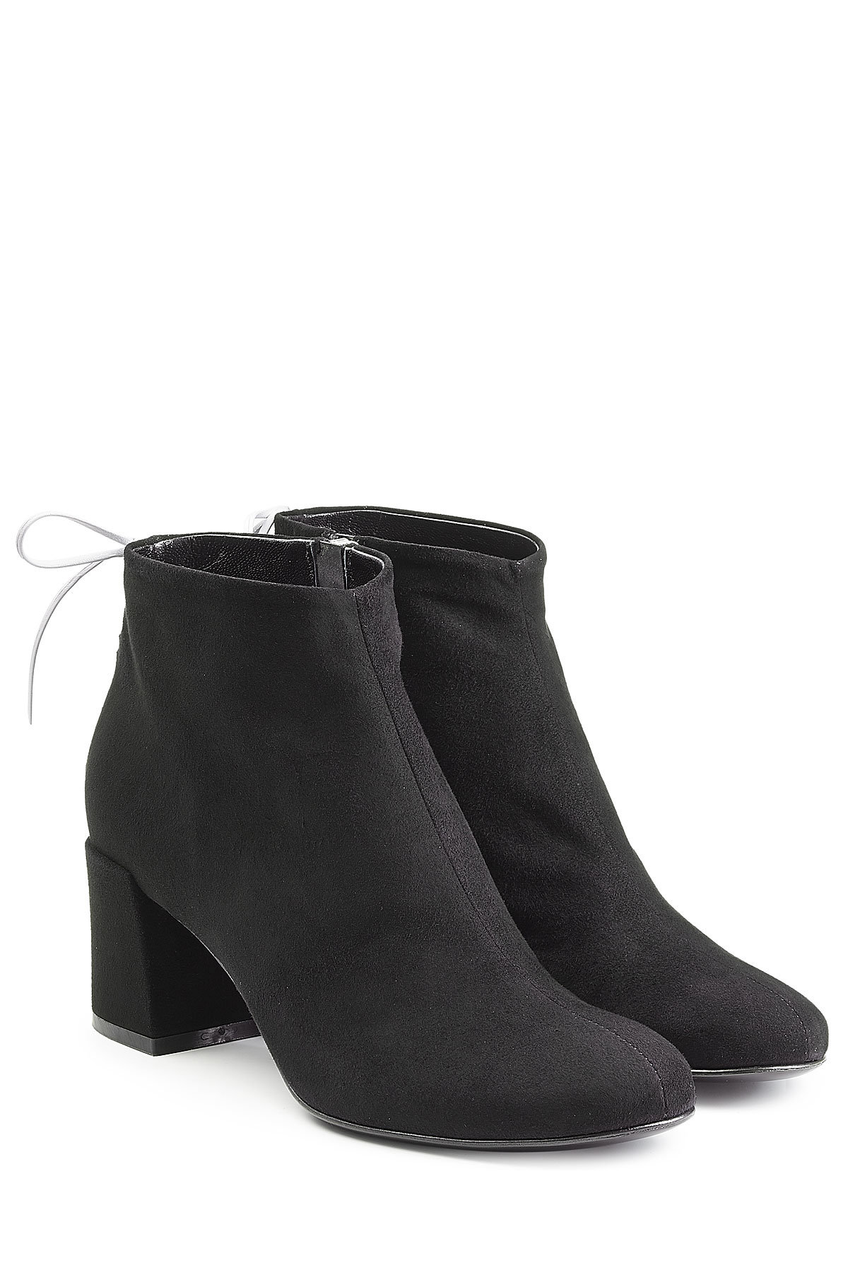 Black Suede Ankle Boots by McQ Alexander McQueen