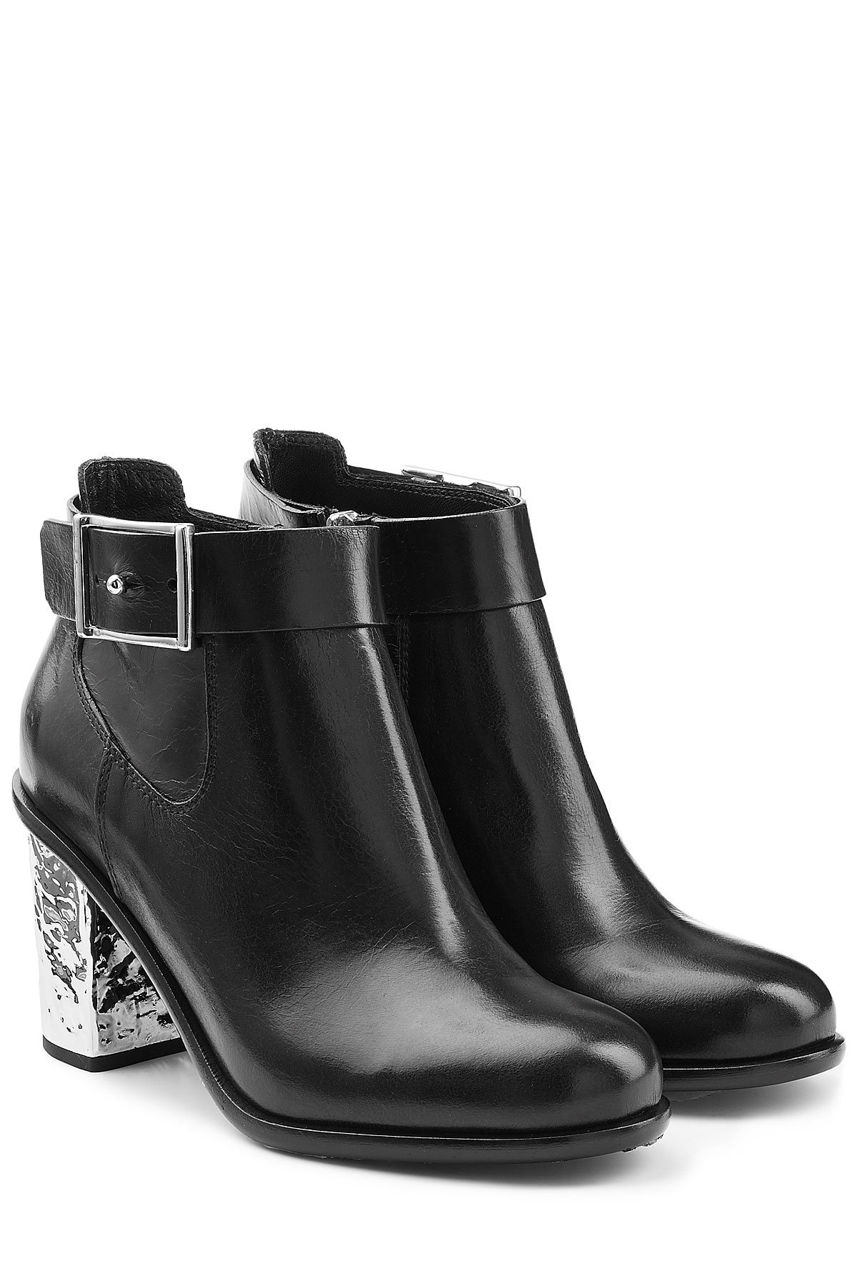 Leather Shacklewell Boots by McQ Alexander McQueen