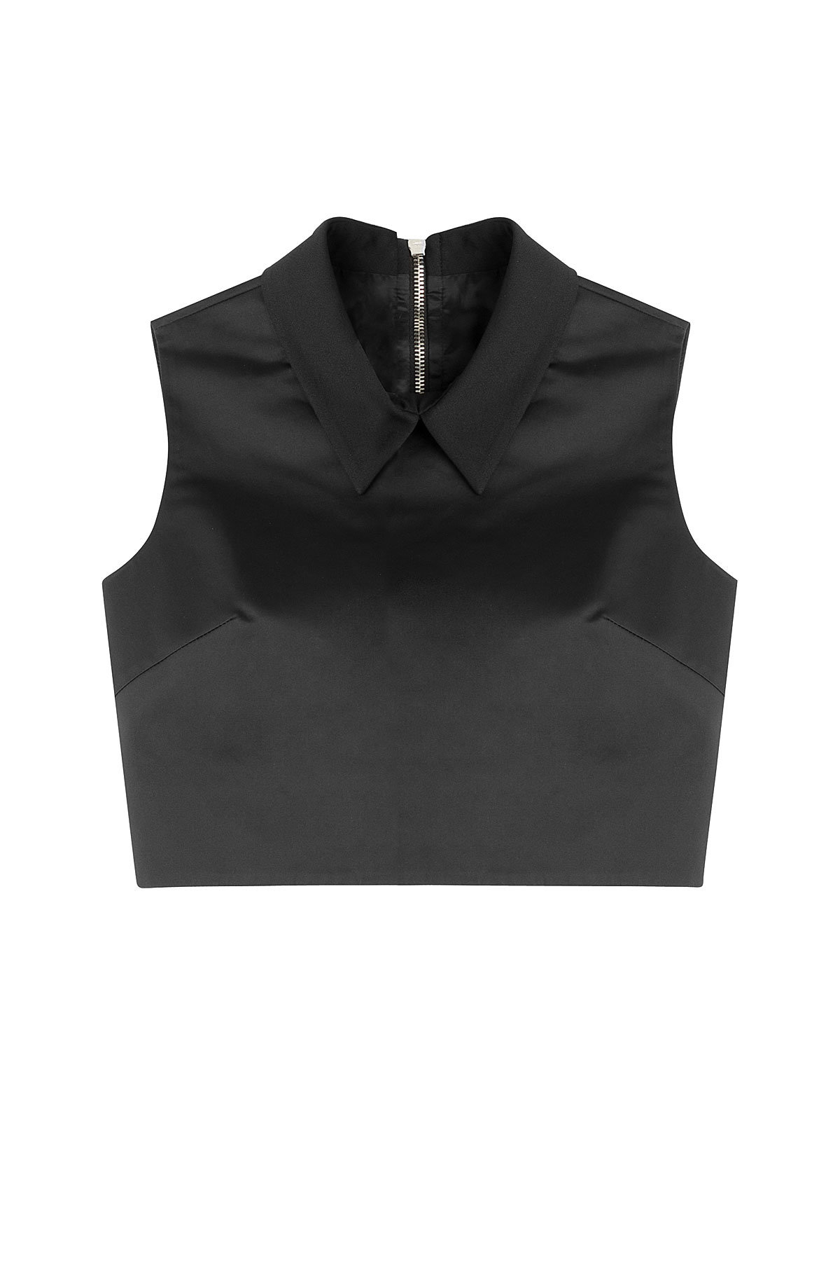 Satin Cropped Top by McQ Alexander McQueen