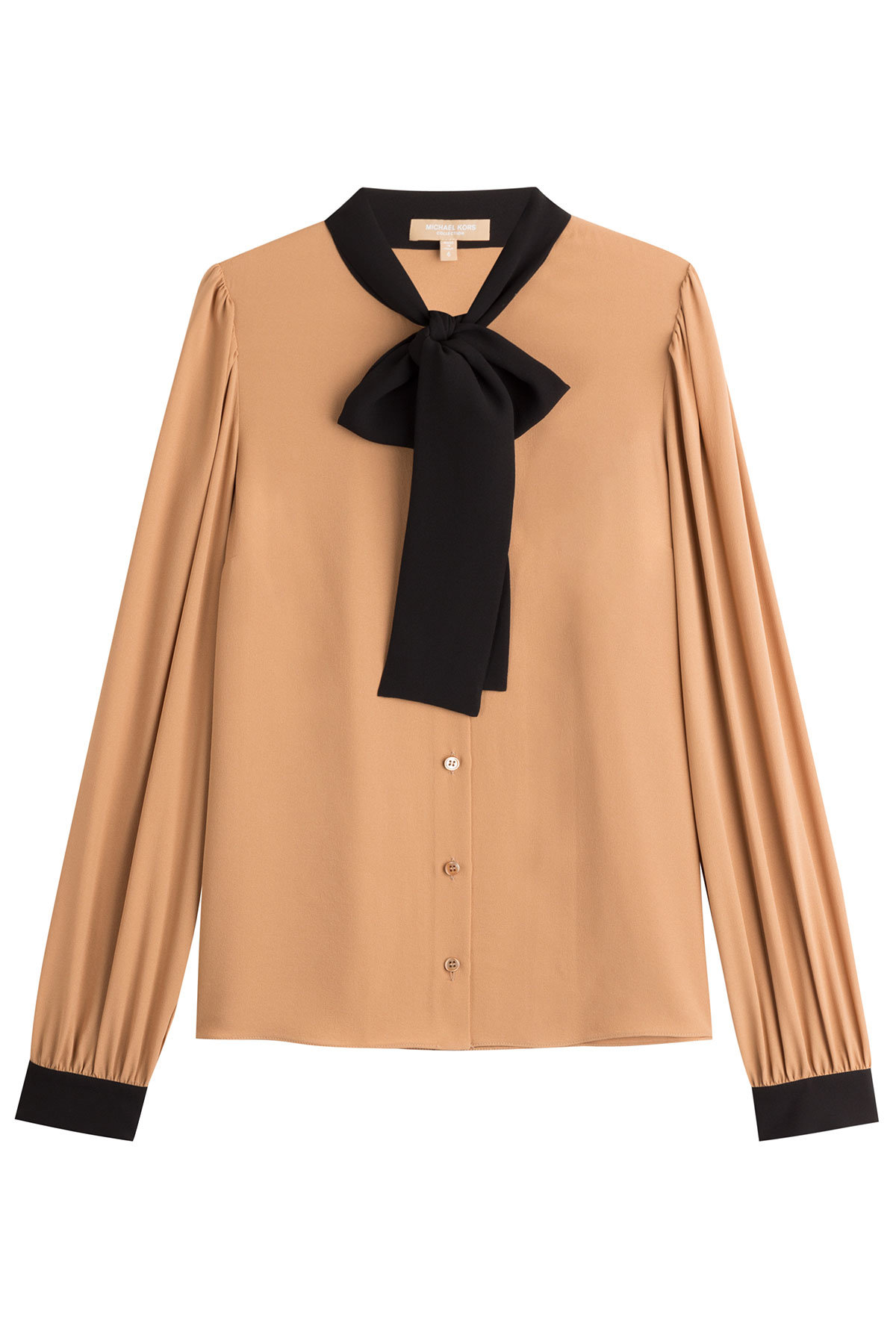Michael Kors - Bow Front Silk Blouse