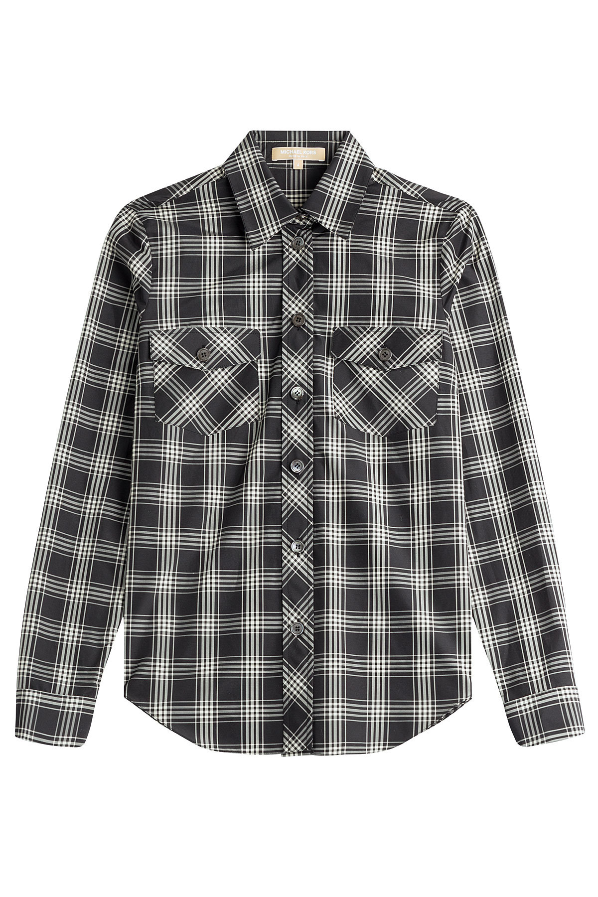 Silk-Cotton Shirt by Michael Kors