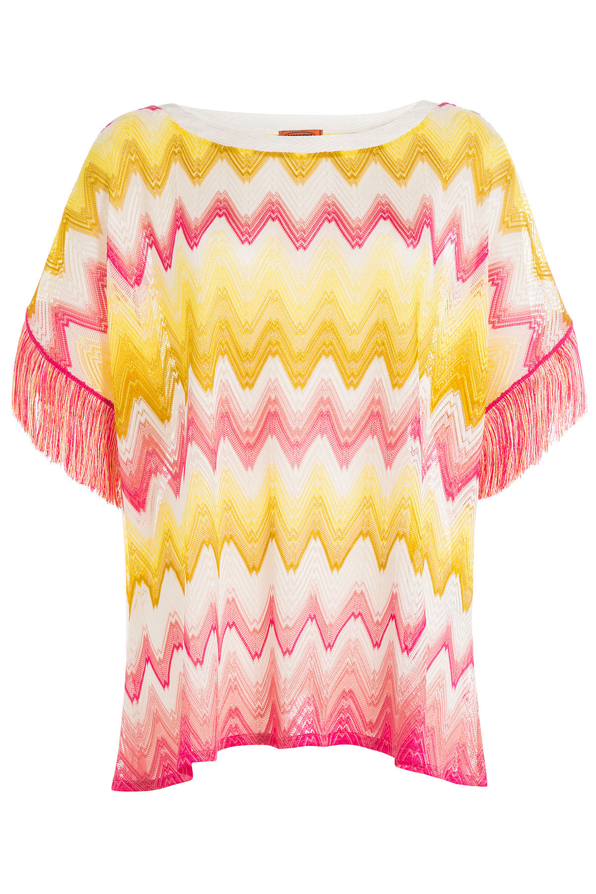 Knit Tunic Top with Fringing by Missoni Mare
