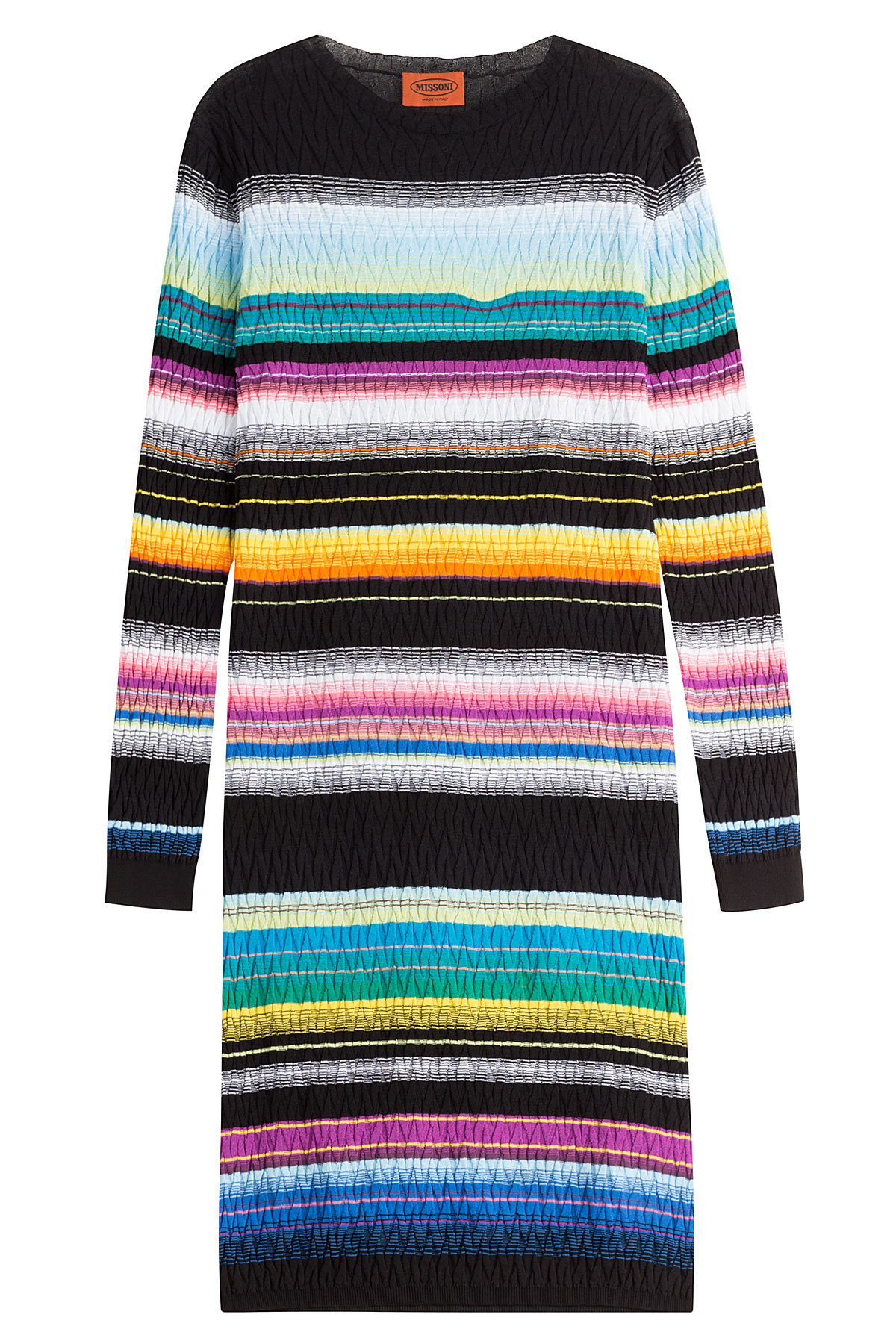 Missoni - Stripped Knit Cotton-Blend Dress