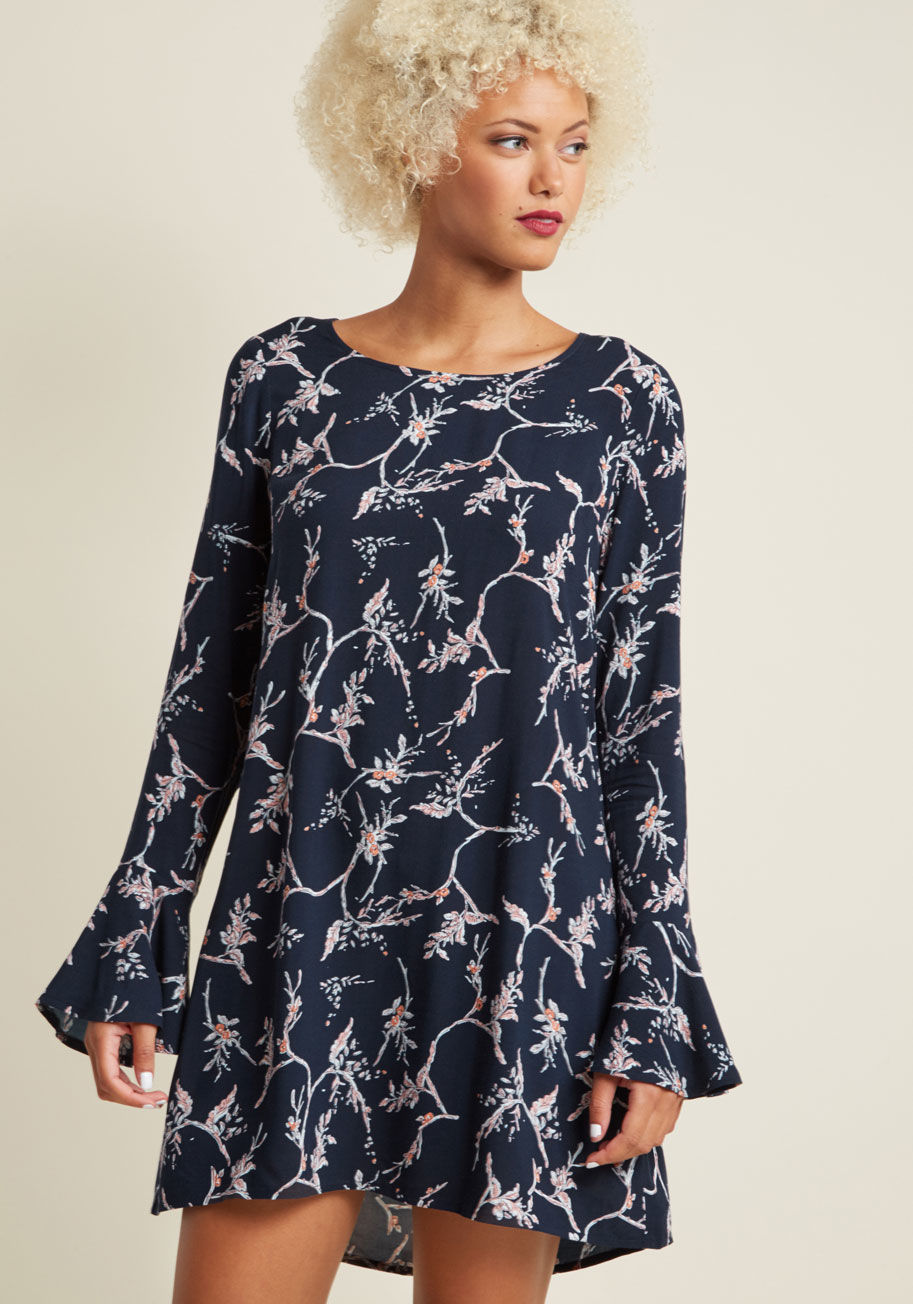 Agreeable Outcome Long Sleeve Dress by ModCloth