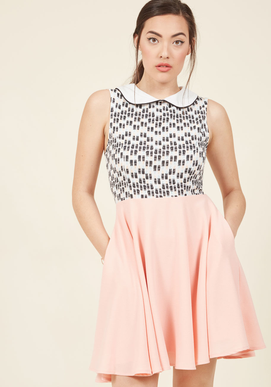 ModCloth - All Puckered Out A-Line Dress