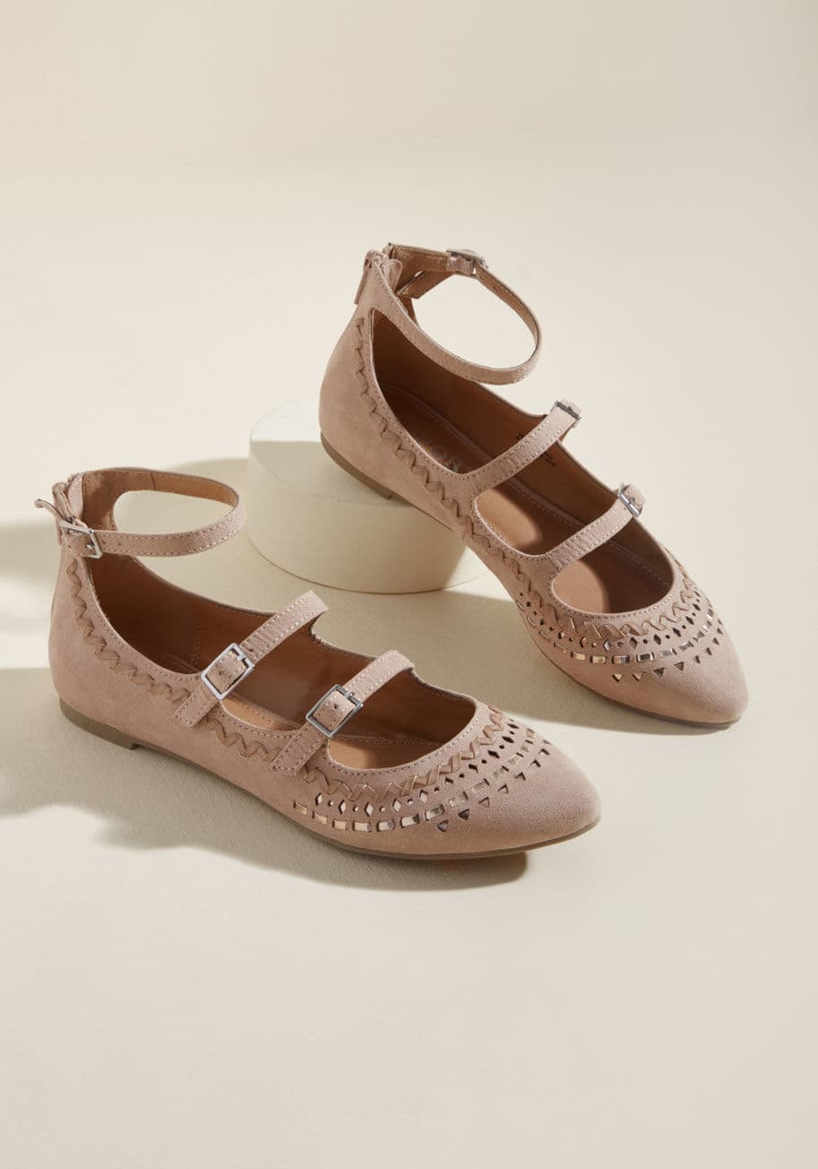 ModCloth - Brilliant Embellishments Mary Jane Flat