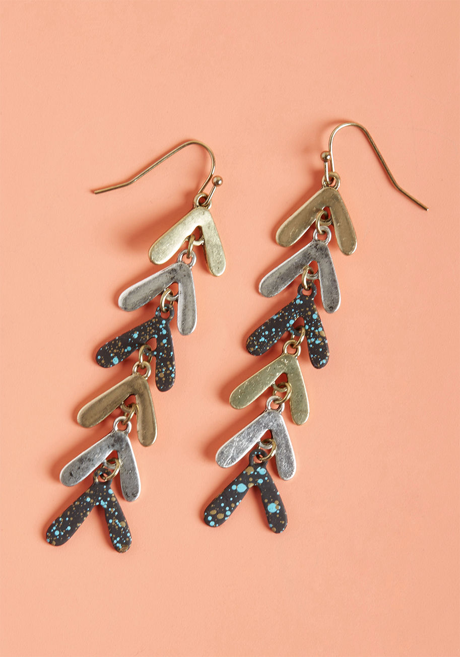 ModCloth - Chevron Sophistication Earrings