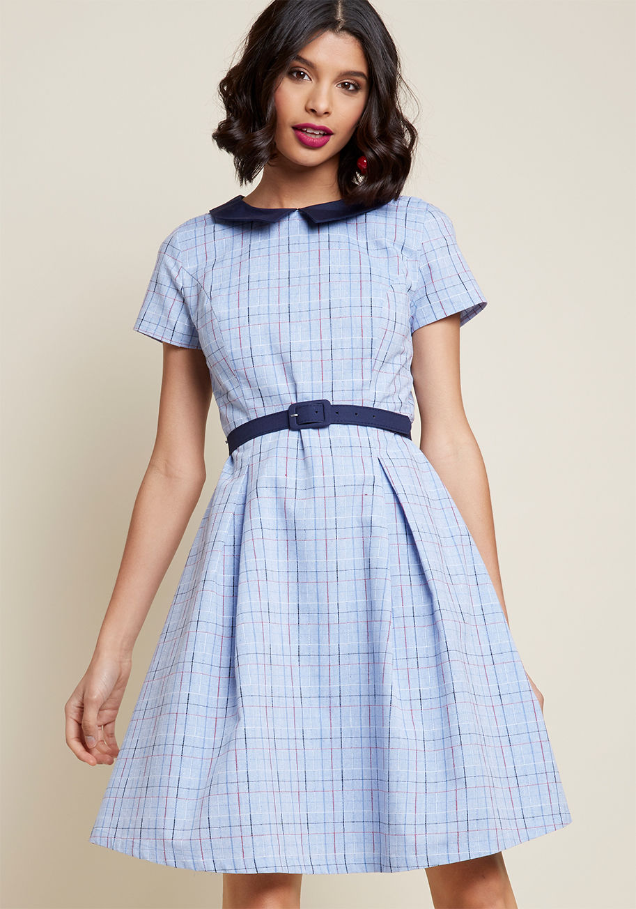 Classic Panache Fit and Flare Dress by ModCloth