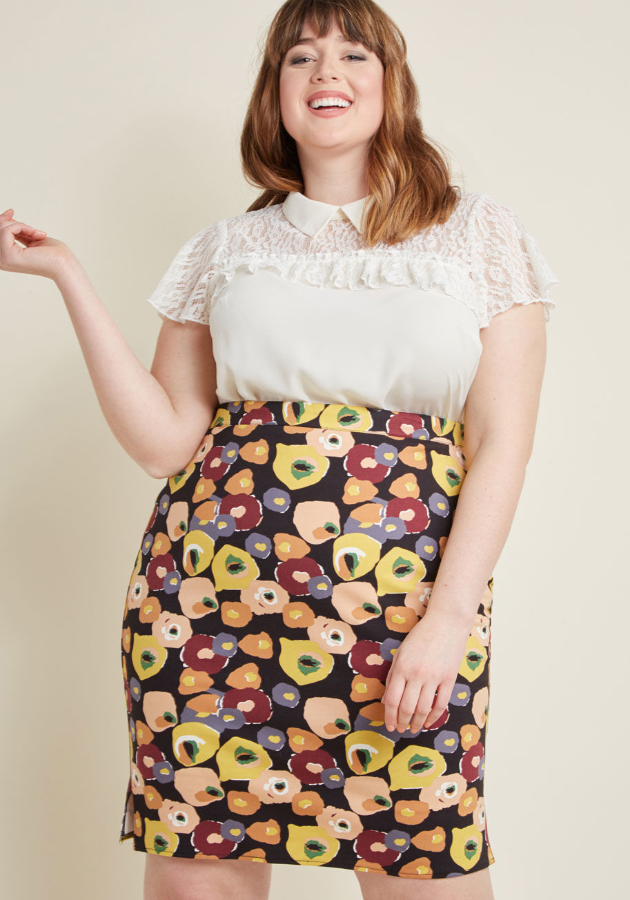 ModCloth - Daily Vitality Ponte Knit Pencil Skirt