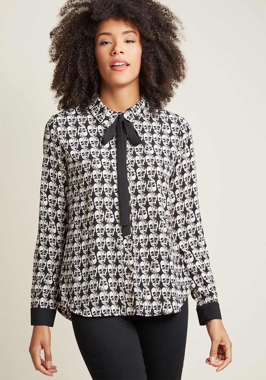 Enviable Occupation Button-Up Top by ModCloth