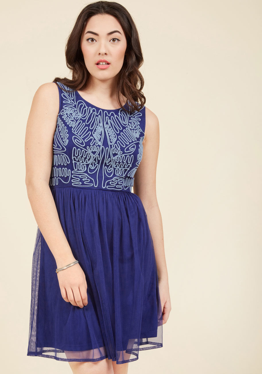 ModCloth - Expressive Impact A-Line Dress