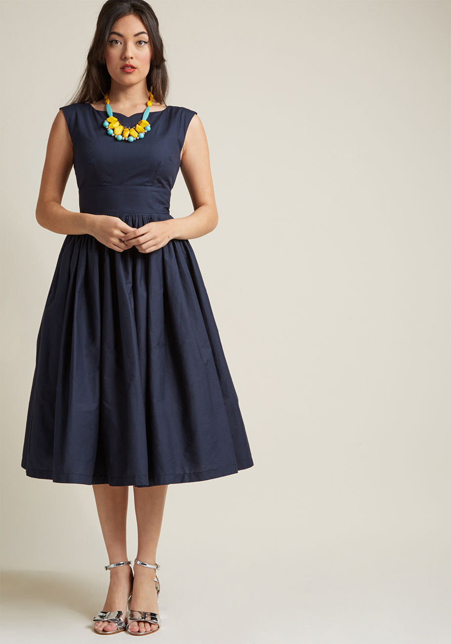 Fabulous Fit and Flare Dress with Pockets by ModCloth