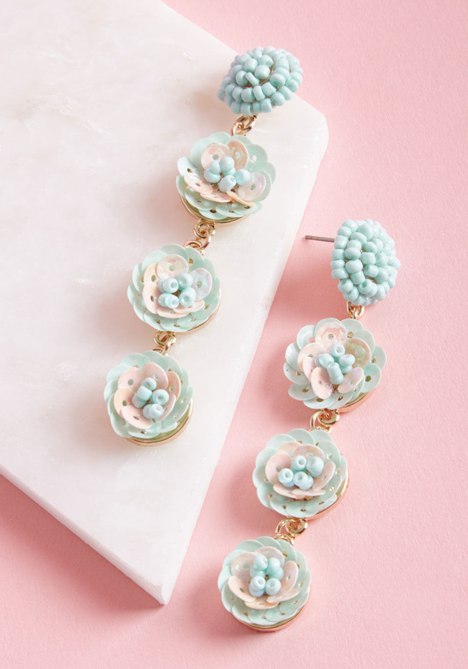 ModCloth - Falling for Flowers Earrings