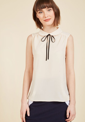 ModCloth - Feedback At It Sleeveless Top