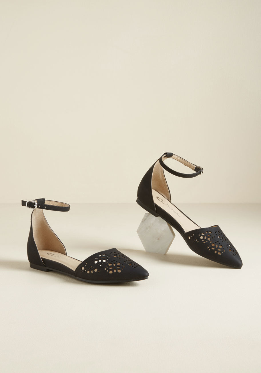 Follow Your Elite d'Orsay Flat by ModCloth