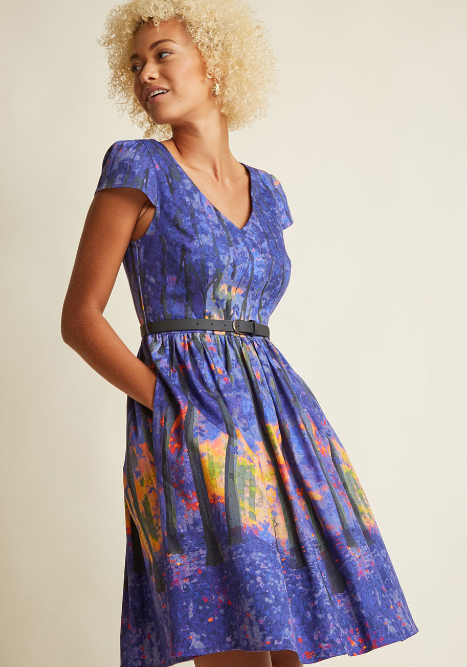 ModCloth - Frondescent Fete A-Line Dress