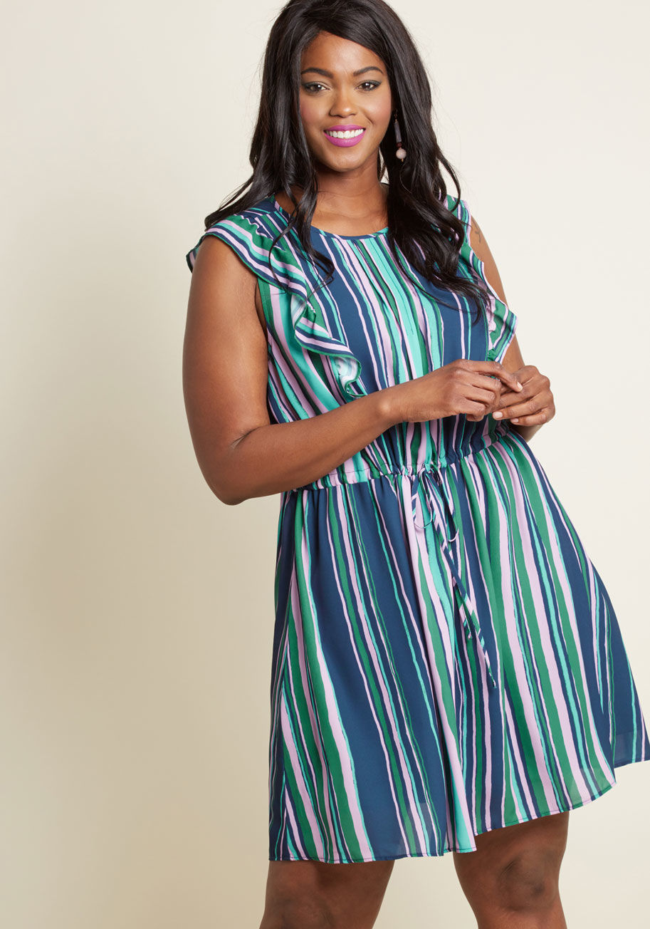 ModCloth - Get into Ruffle A-Line Dress