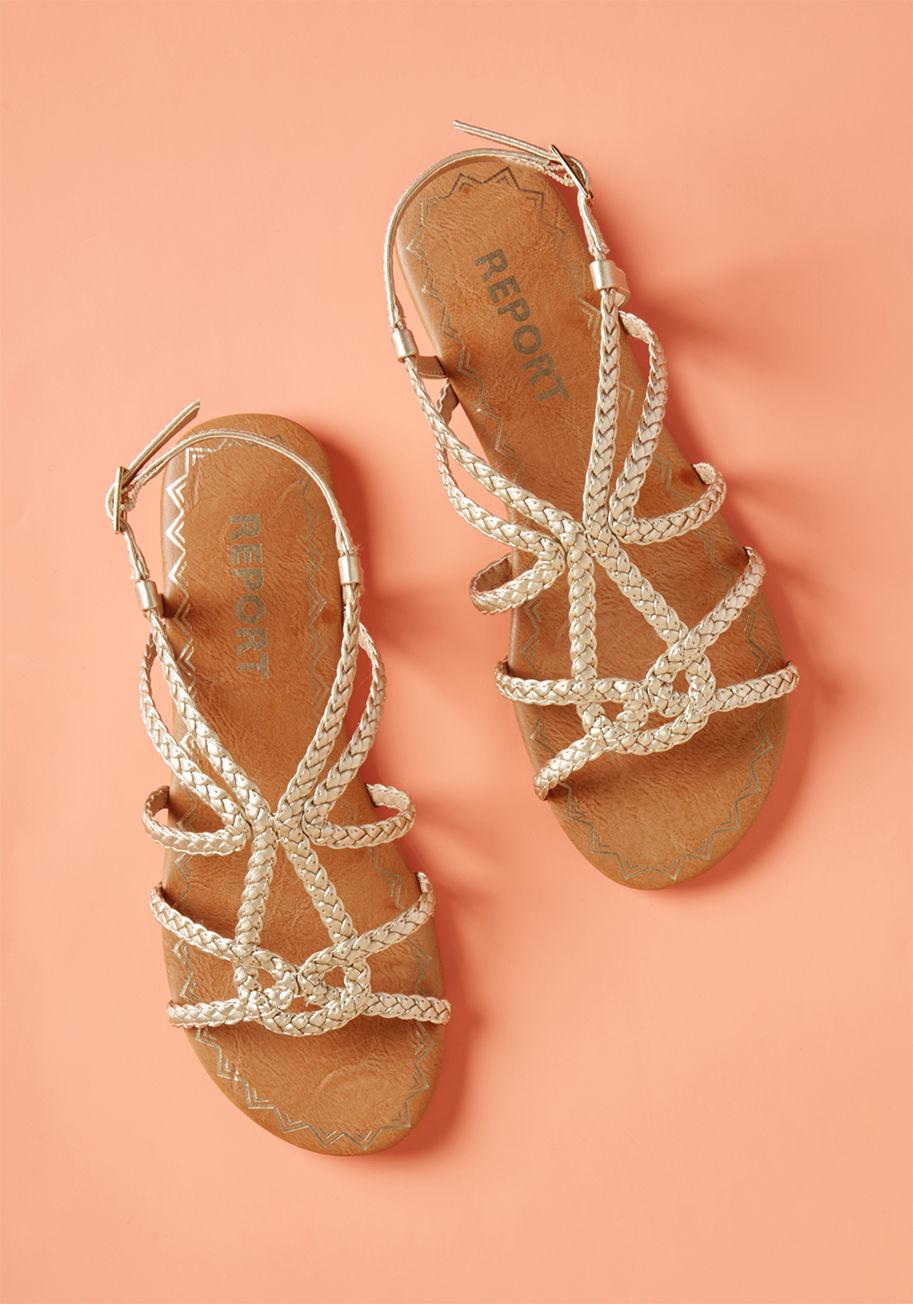 ModCloth - Glamorous Go-To Braided Sandal