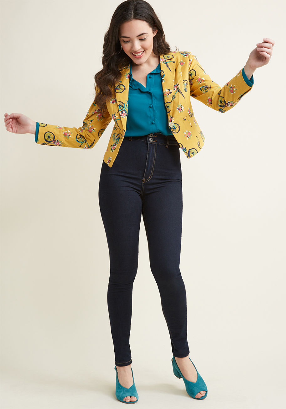 ModCloth - Go Global Cotton Blazer