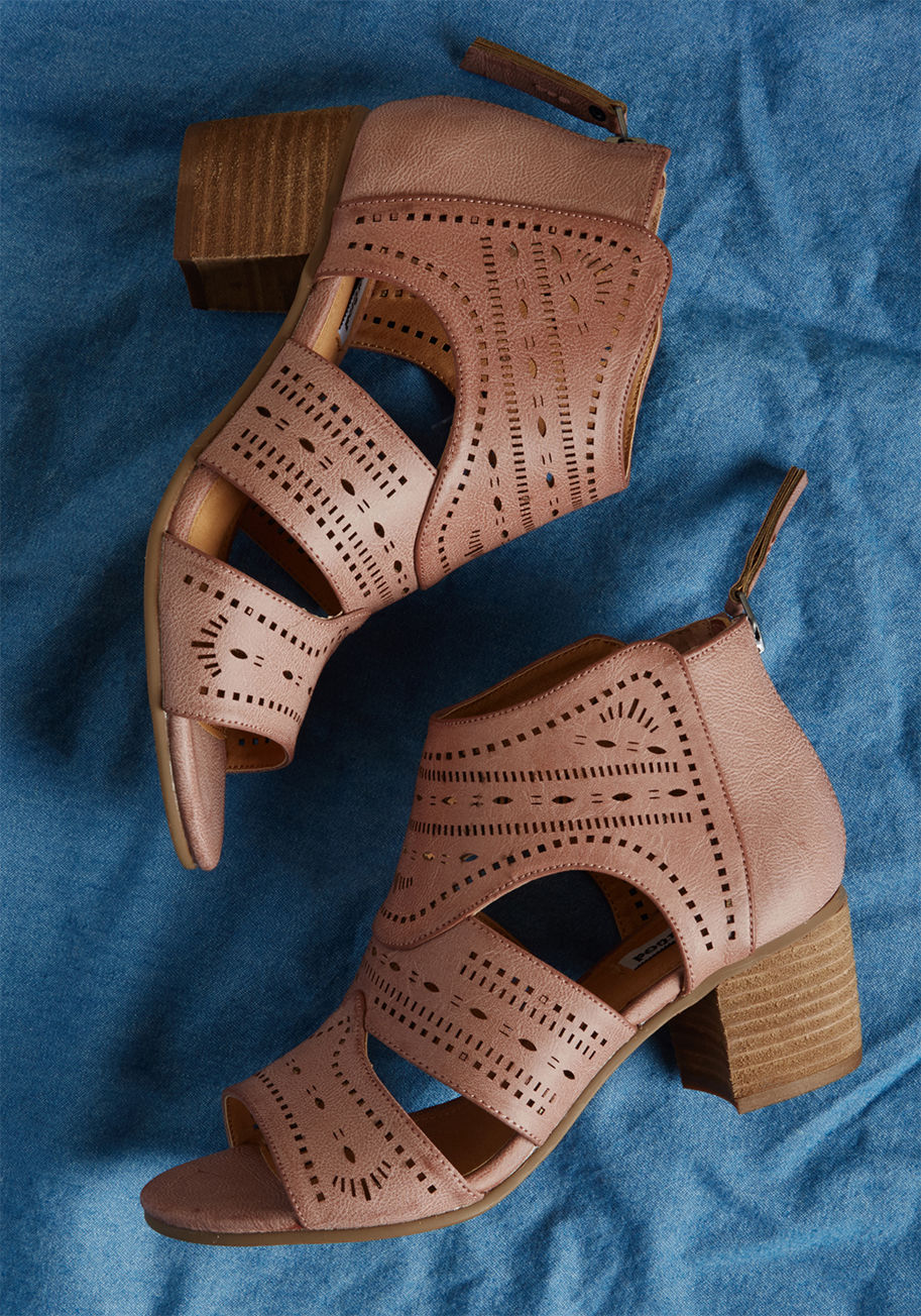 ModCloth - Incorporate Cutouts Block Heel Bootie