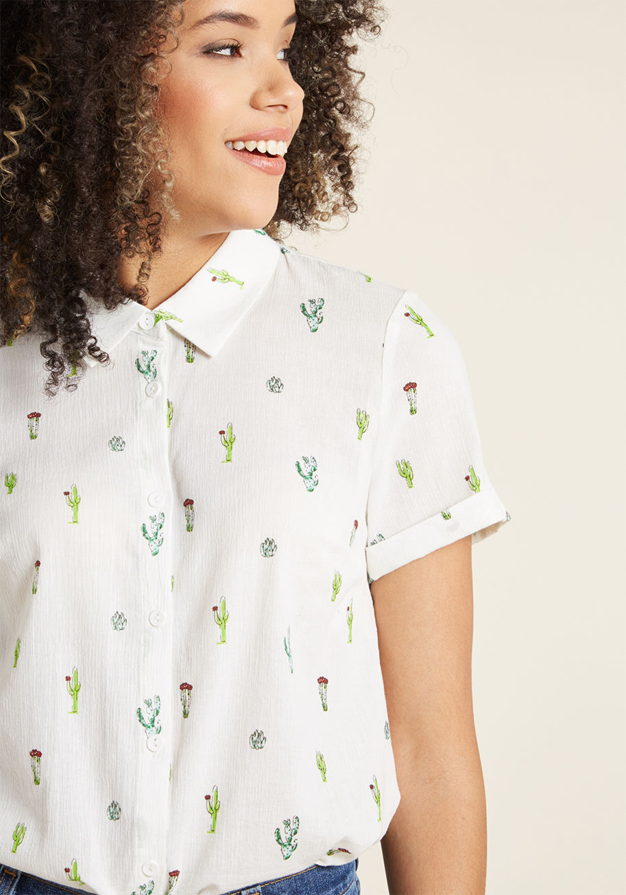 ModCloth - Inspired Idealist Button-Up Top