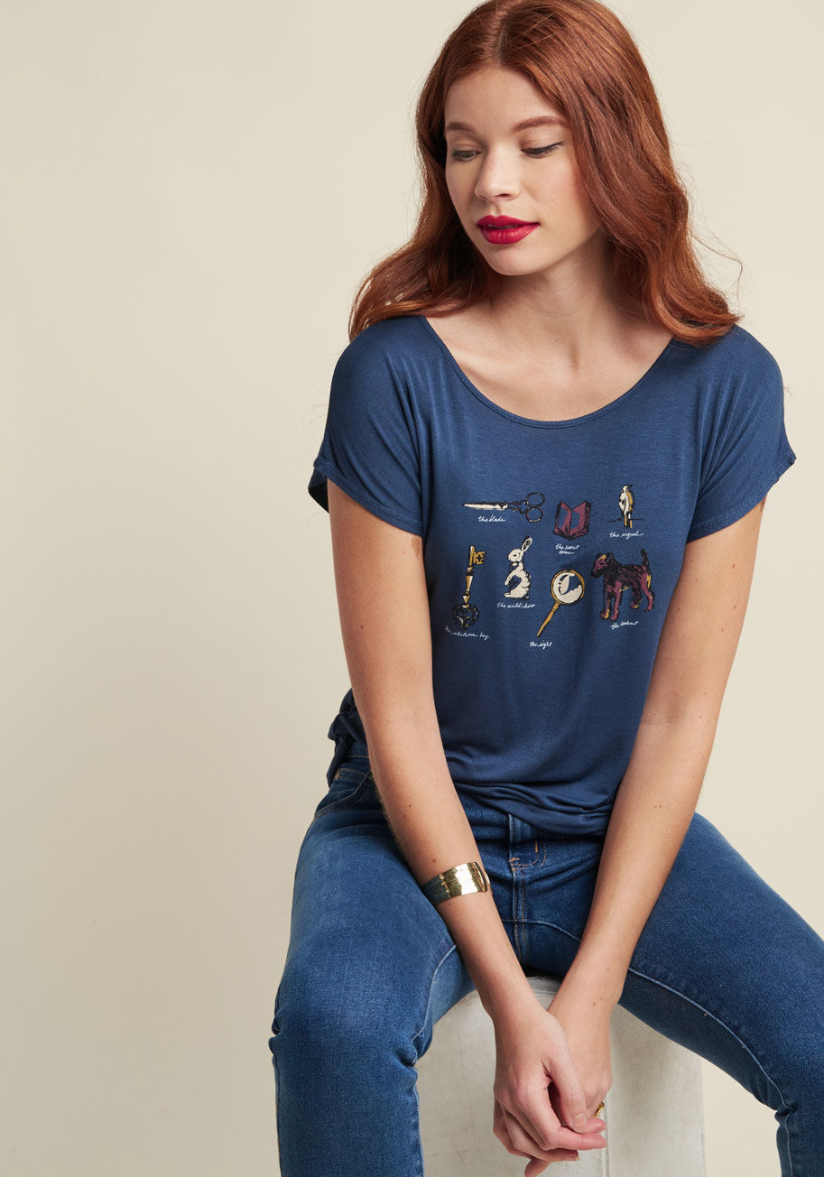ModCloth - Investigative Elements Graphic T-Shirt