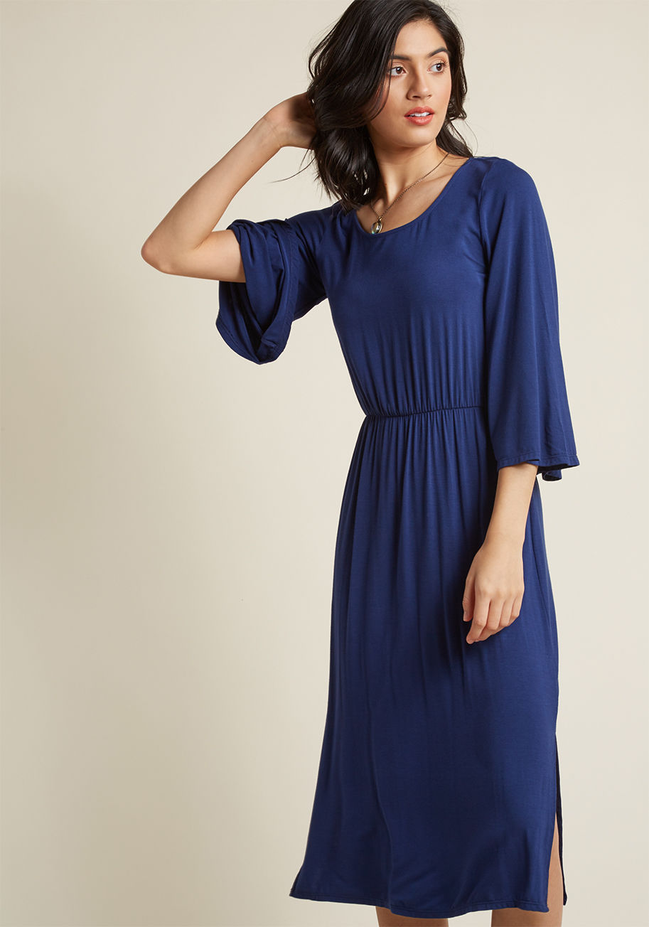 ModCloth - Joyous Journey Jersey Midi Dress