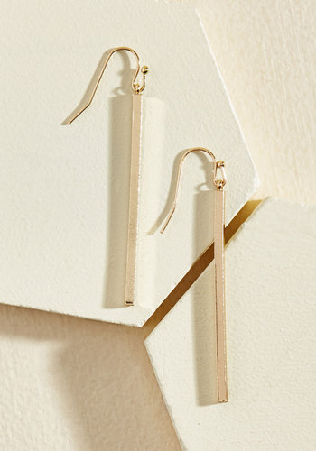 Key to Simplicity Earrings by ModCloth