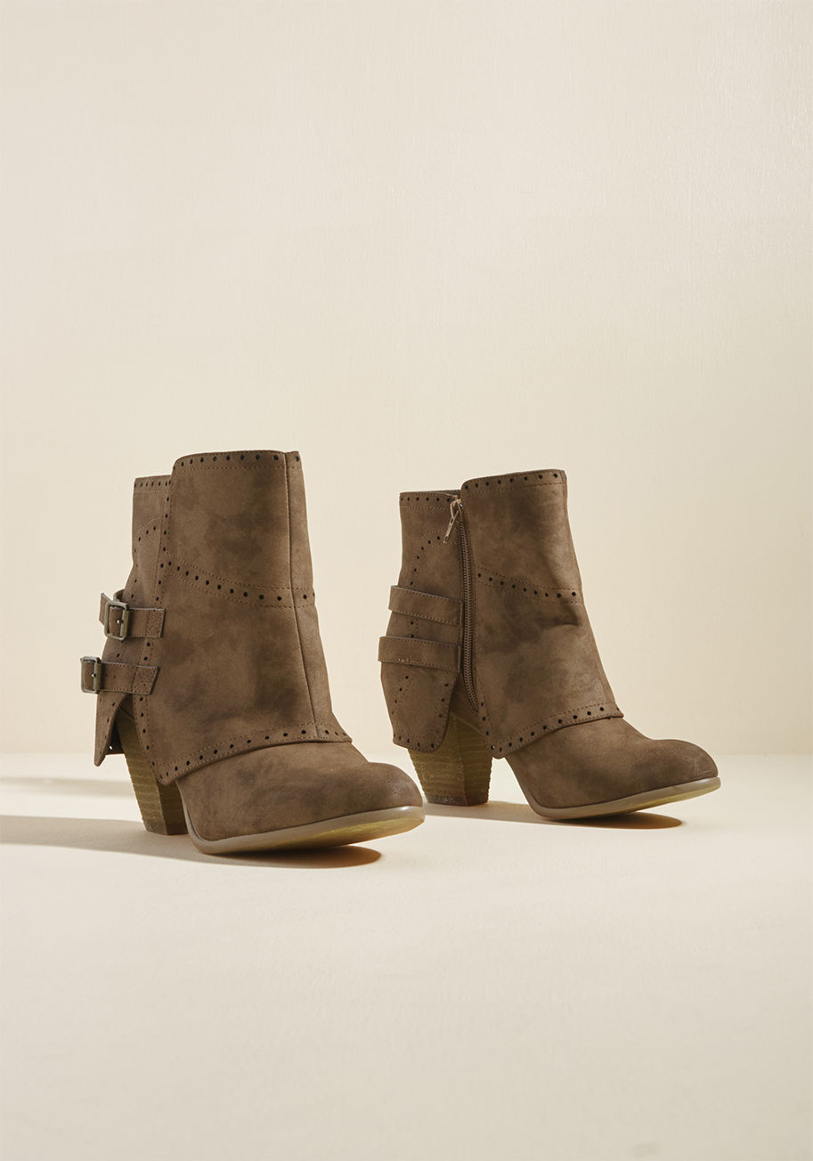 ModCloth - Later, Gaiter Block Heel Bootie