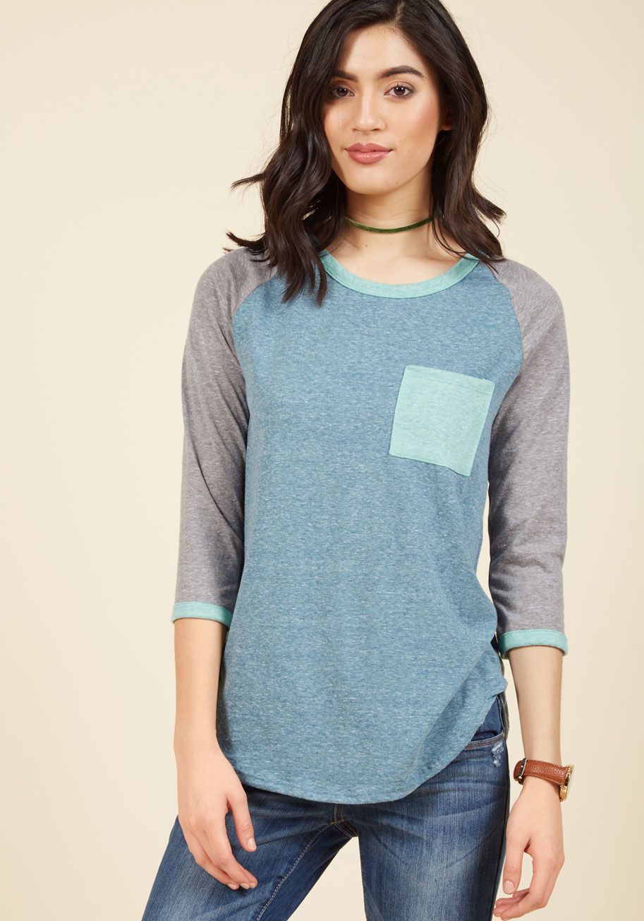 Lost and Lounge Baseball Tee by ModCloth