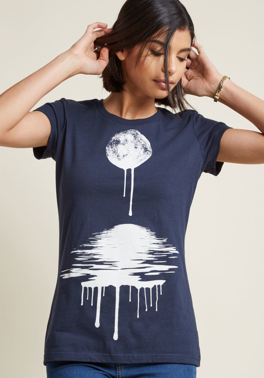 Lunar View Graphic Tee by ModCloth