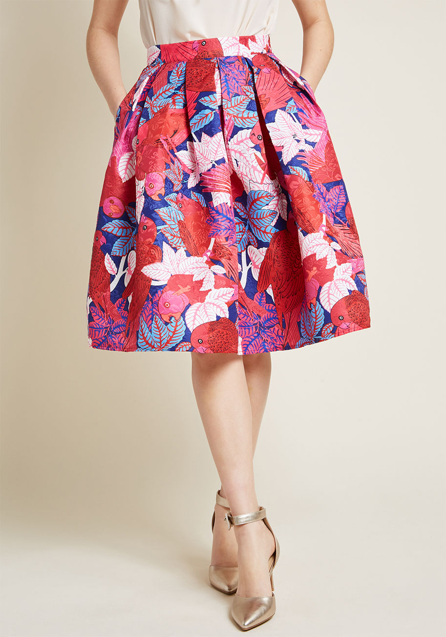 ModCloth - Off and Stunning Fit and Flare Skirt
