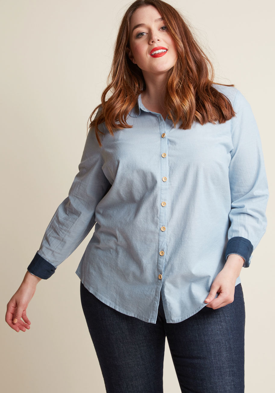 ModCloth - Off to a Good Start-up Button-Up Top