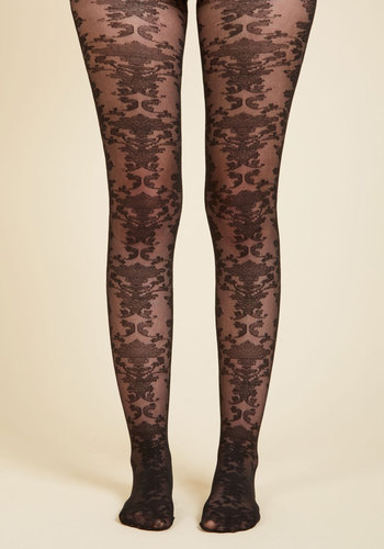 ModCloth - Ornate Got the Time Tights