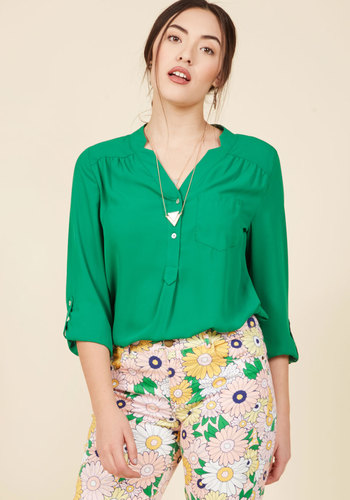 ModCloth - Pam Breeze-ly Long Sleeve Tunic