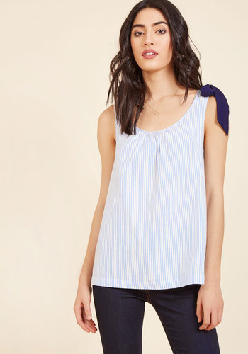 ModCloth - Polished and Playful Sleeveless Top