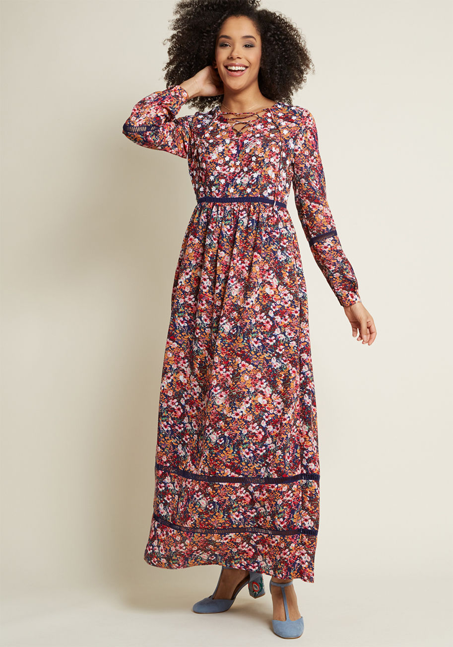 ModCloth - Ravishing Matters Floral Maxi Dress