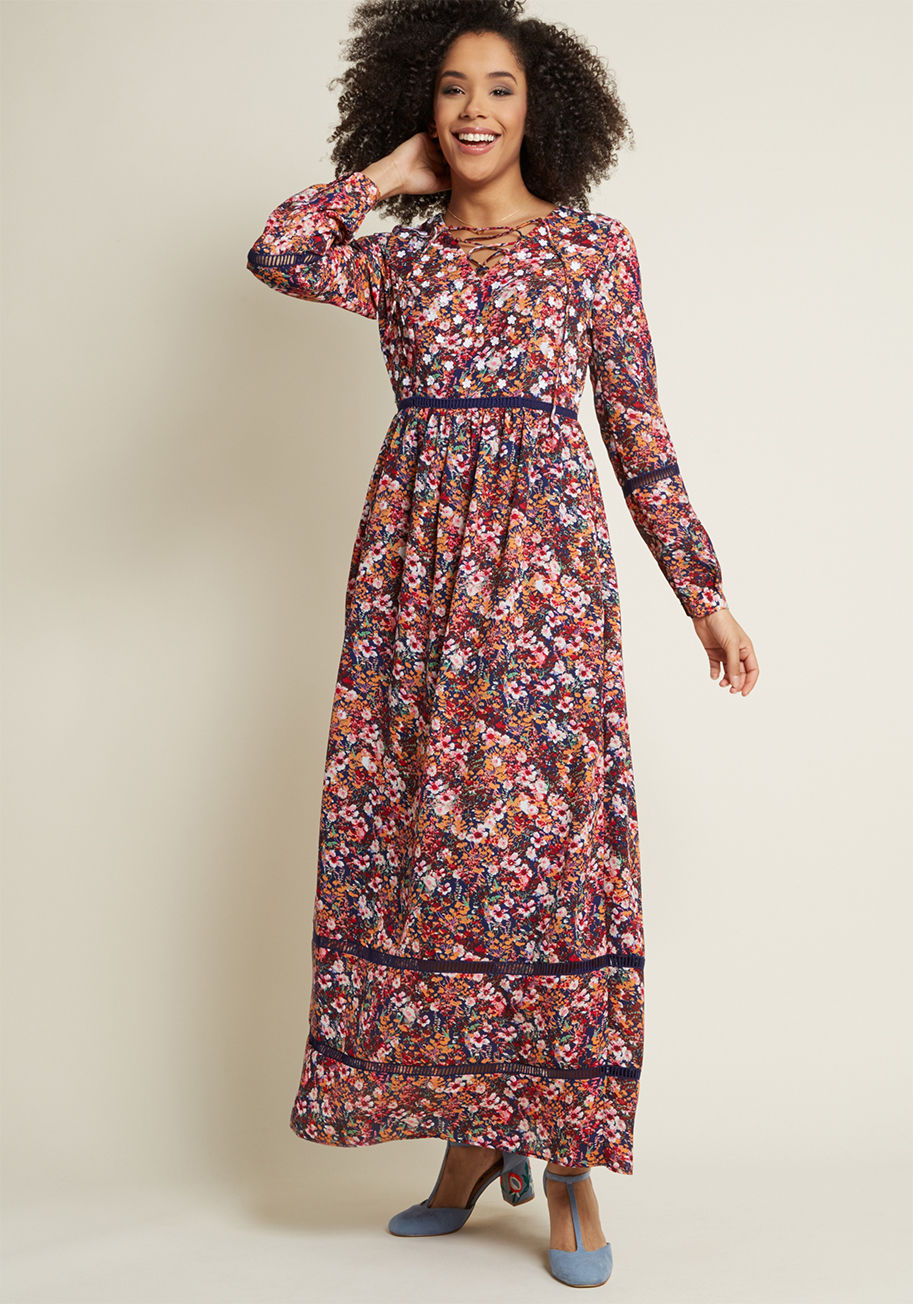 Ravishing Matters Floral Maxi Dress by ModCloth