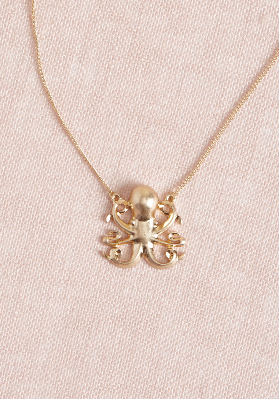 ModCloth - Rockin' Octo Pendant Necklace