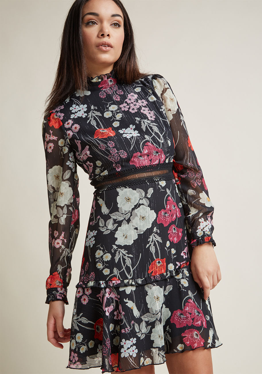 ModCloth - Rooftop Rendezvous Long Sleeve Dress
