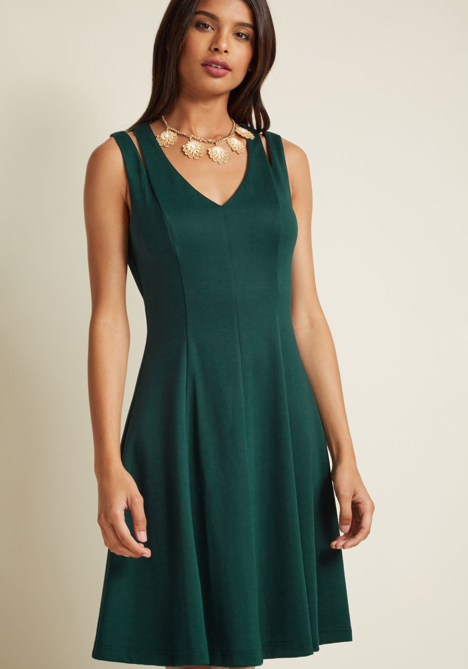 ModCloth - Shoulder Cutout A-Line Dress