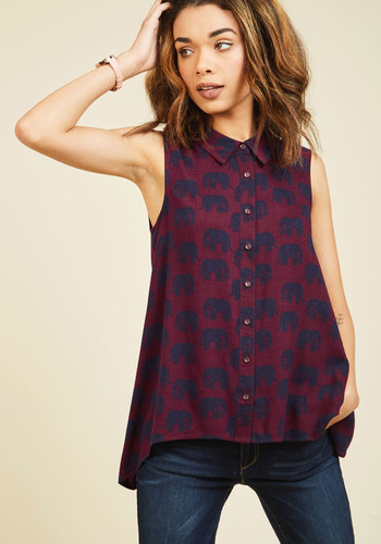 ModCloth - Supported Scientist Sleeveless Top